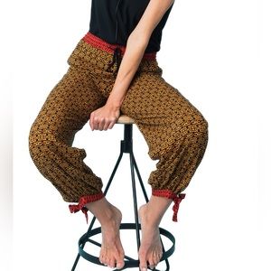 DR2 by Daniel Rainn Abstract Print Jogger Pants L